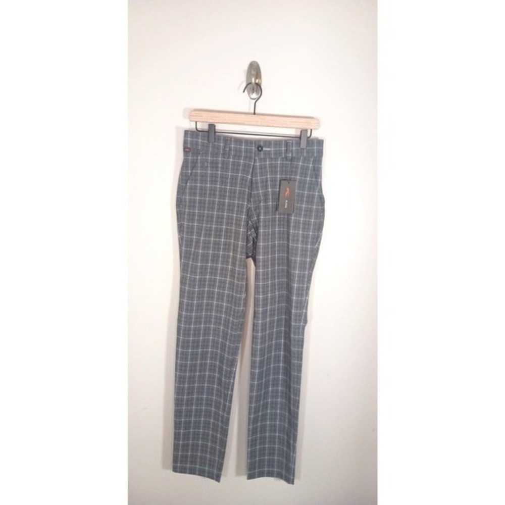 KJUS Men's Golf Athletic Stretch Pants Size 30/32 Ike Texture Tailored New